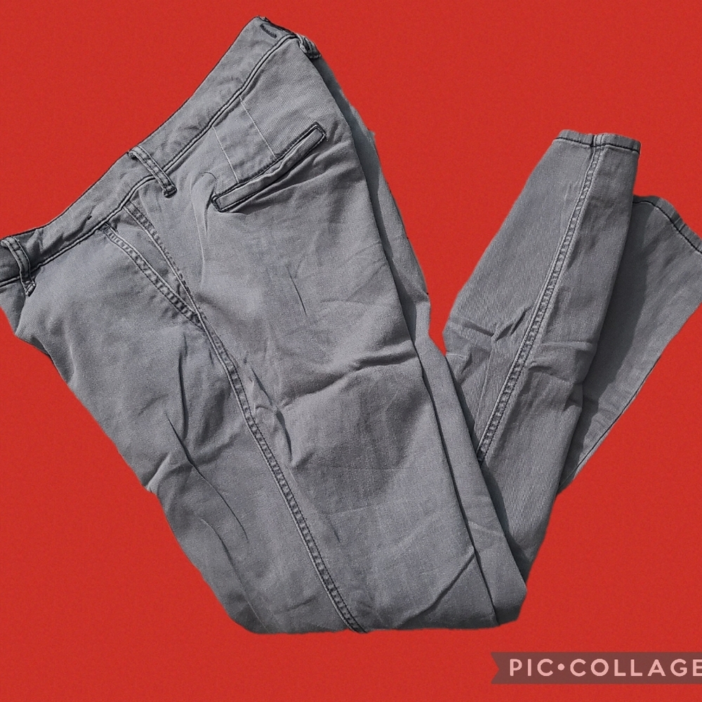 Abercrombie & Fitch Women Gray Cargo Pants 27W